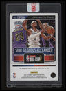 2024 Silhouette Shai Gilgeous-Alexander NBA Cup Auto FOTL Red 2/7 Number Match!