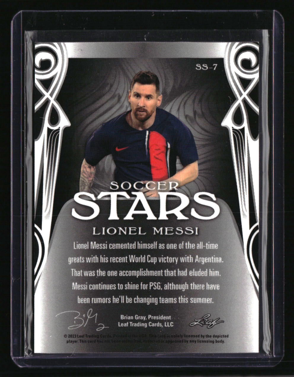 2023 Leaf Soccer Stars Lionel Messi #/30