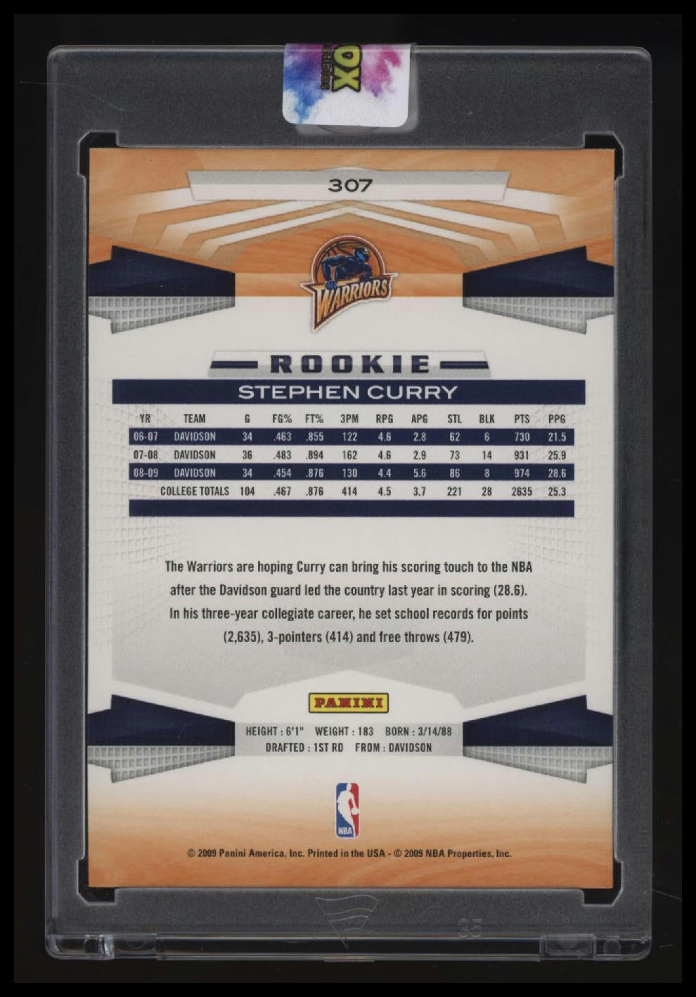 2009-10 Panini Stephen Curry