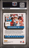 2022 Panini Donruss Optic Justin Herbert Blue PSA 10