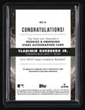 2023 Topps Inception Vladimir Guerrero Jr. Rookie & Emerging Stars Auto #/149