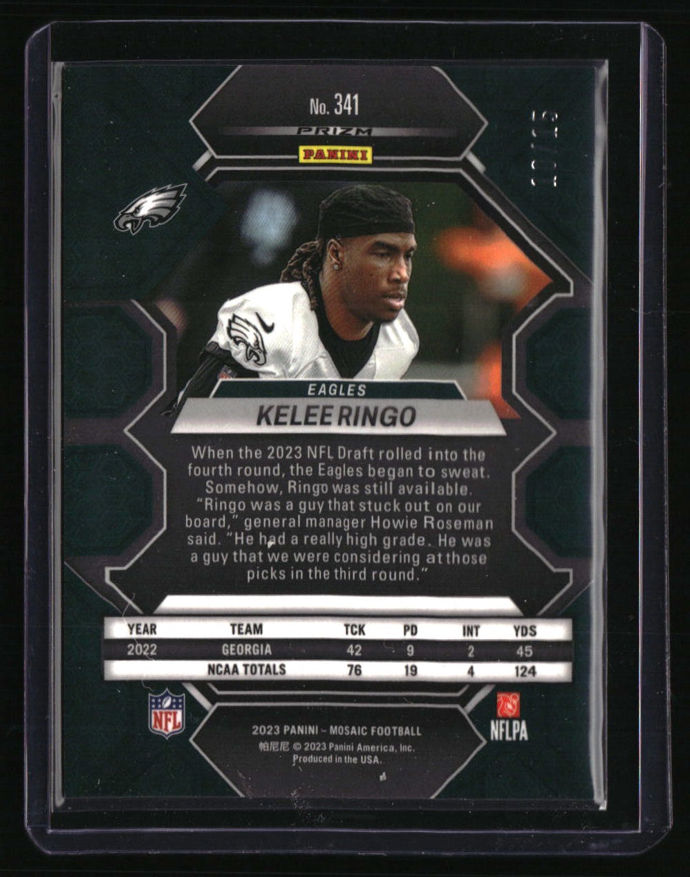 2023 Panini Mosaic Kelee Ringo Tessellation Mosaic #/15