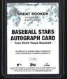 2025 Topps Update Brent Rooker Baseball Stars Autographs Green #/99