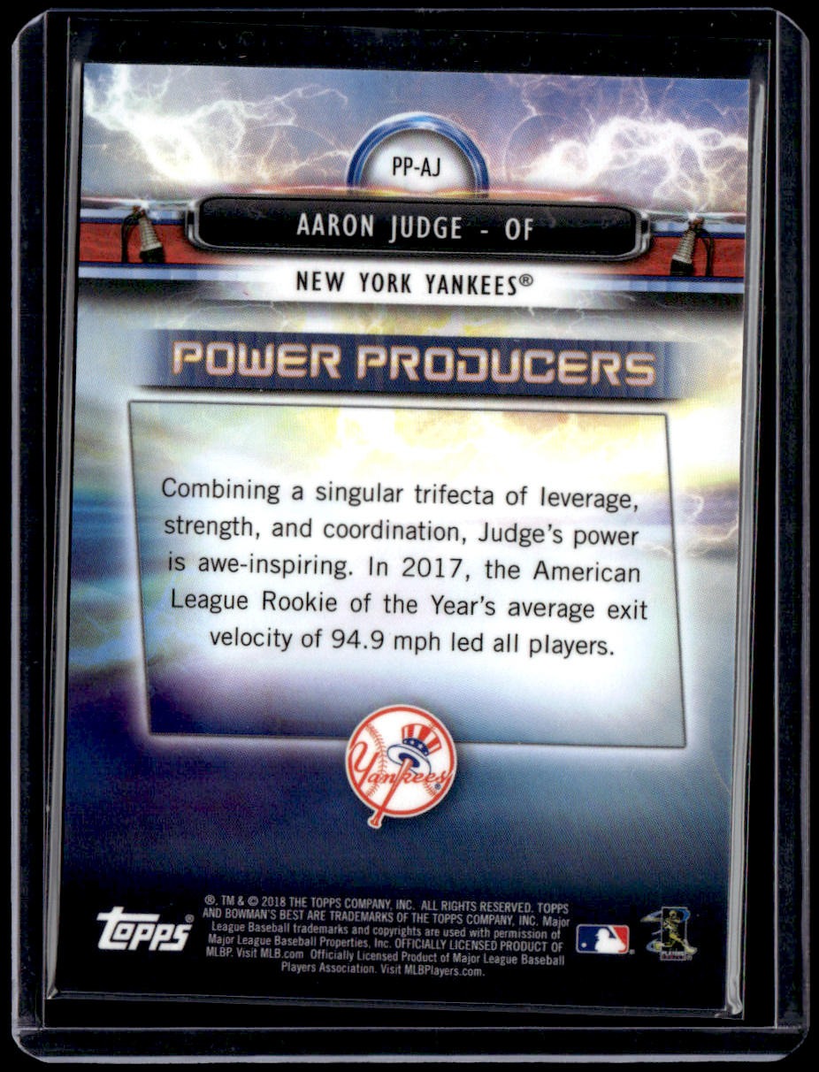 2018 Bowman's Best Aaron Judge Power Producers