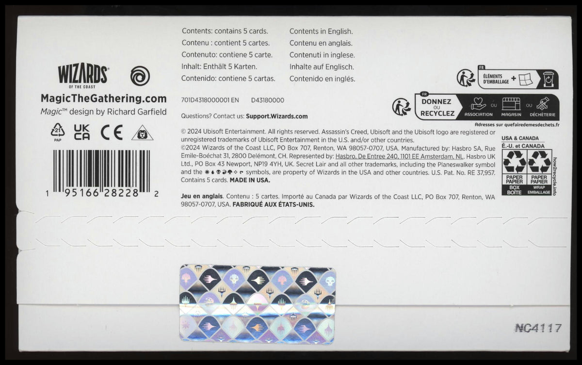 Secret Lair Drop Series Secret Lair x Assassin's Creed Lethal Legends