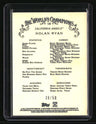 2020 Topps Allen & Ginter Chrome Nolan Ryan Gold #/50