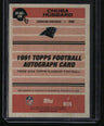 2026 Topps Flagship Chuba Hubbard 35th Anniversary Autographs Gold #/50