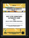 2024-25 Topps Chrome - Next Stop Signatures Red Terrence Shannon Jr. #/5