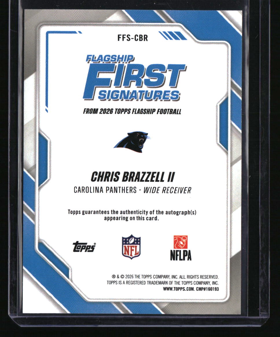 2026 Topps Flagship Chris Brazzell II Flagship First Signatures