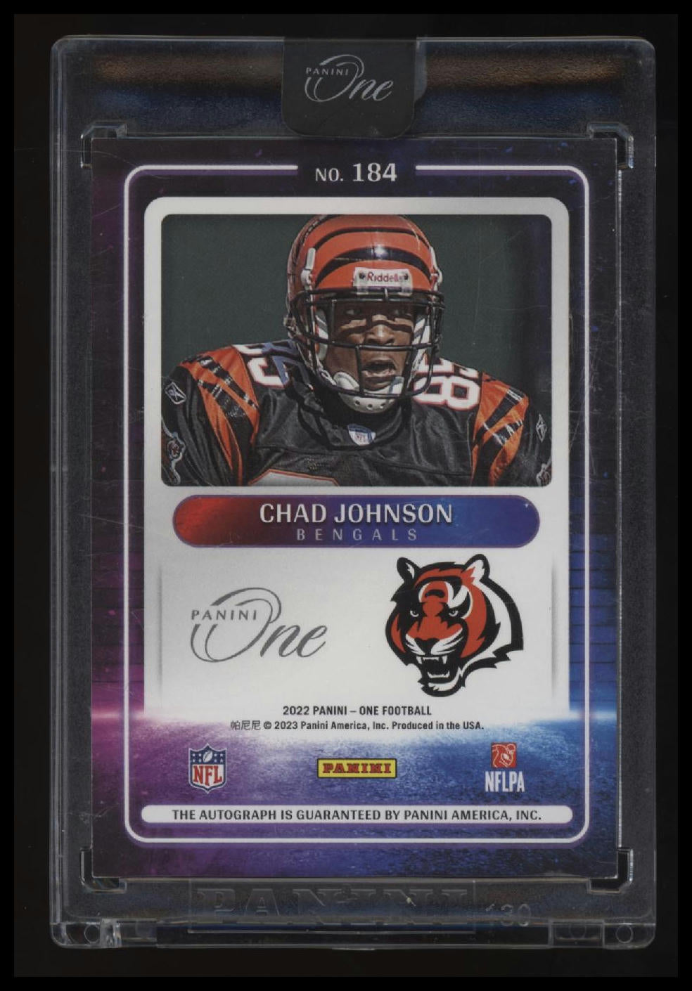 2022 Panini One Chad Johnson #/49 Autograph