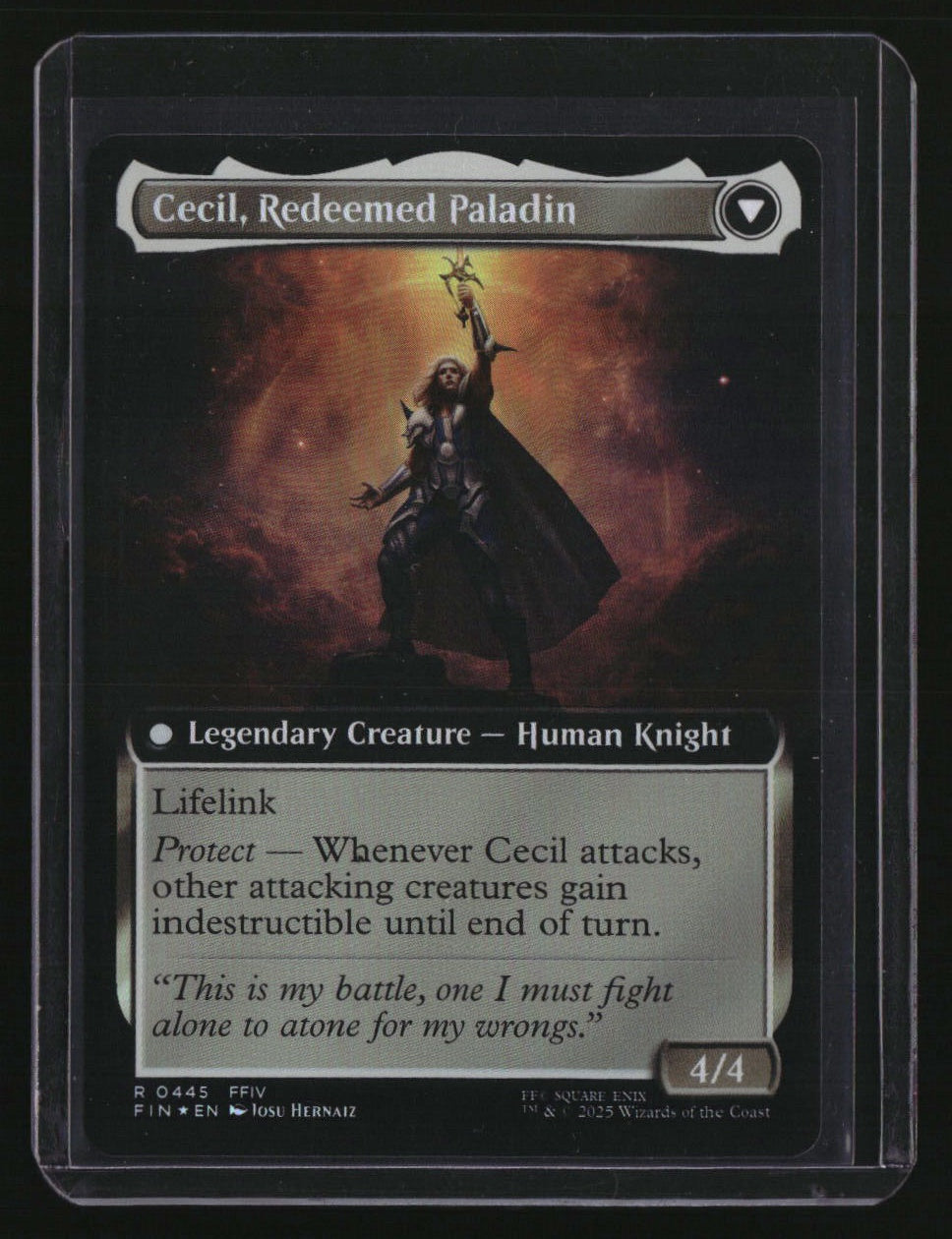 FINAL FANTASY Cecil, Dark Knight (Extended Art) Foil