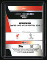 2025-26 Topps Chrome UEFA Club Competitions Jamie Carragher Auto Aqua Lava #/199