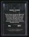 2025 Topps Knockout UFC Khamzat Chimaev Fight DNA Red #/25