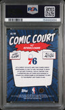 2025 Topps Comic Court Vj Edgecombe PSA 8