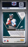 2020 Panini Mosaic Jalen Hurts Reactive Green PSA 9