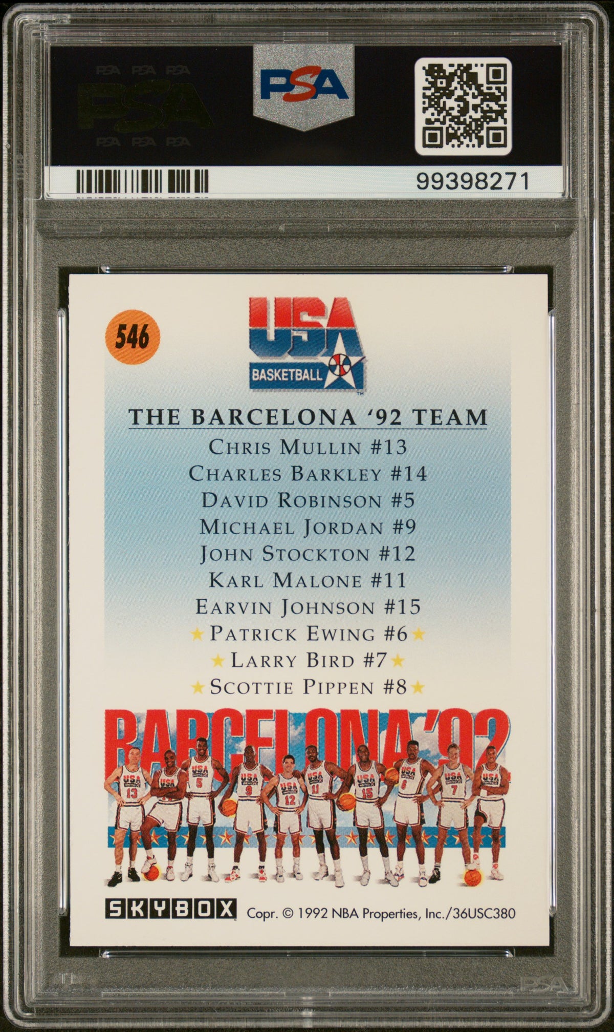 1991 Skybox Team Usa 3 PSA 9