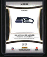 2023 Panini Select Shaun Alexander Signatures Tie-Dye Prizm #/25