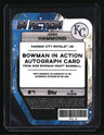2025 Bowman Draft Josh Hammond Bowman In Action Auto Lava #/75