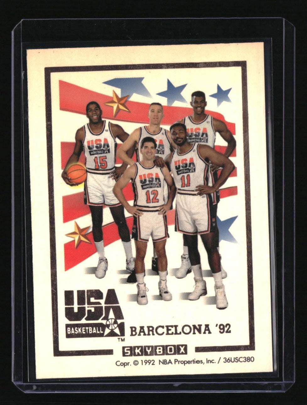 1991-92 SkyBox Team USA Card