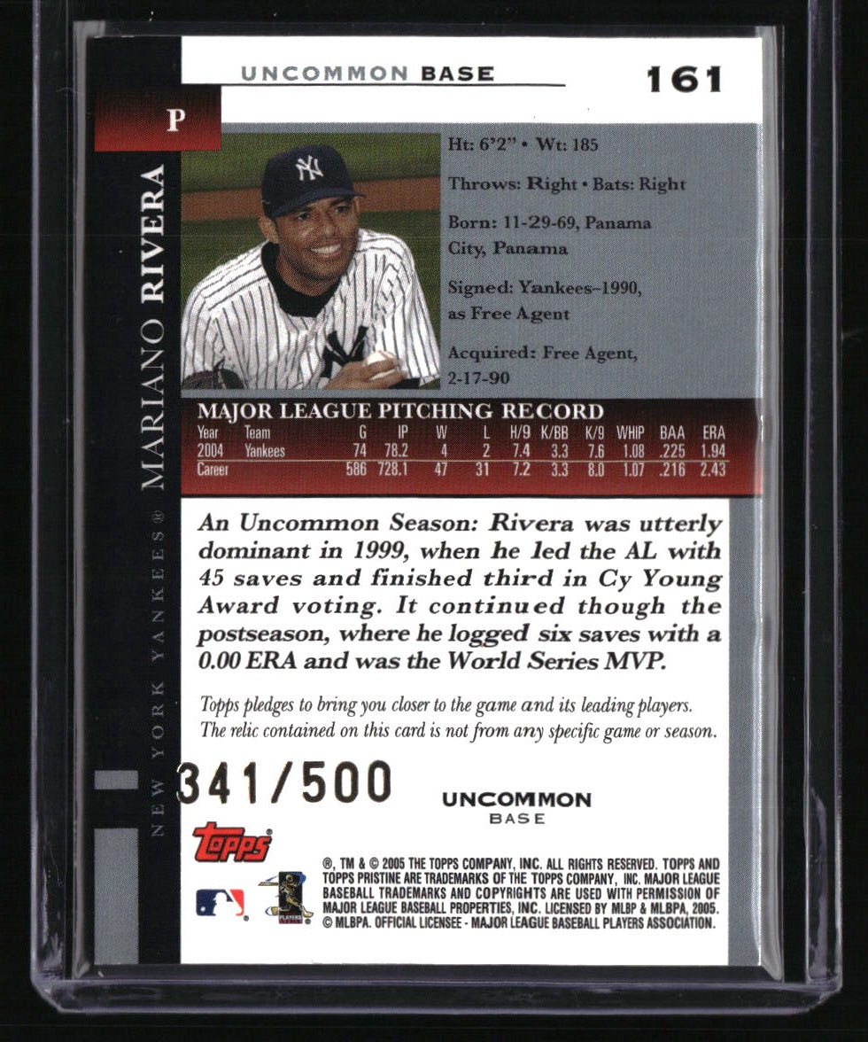 2005 Topps Pristine Mariano Rivera #/500