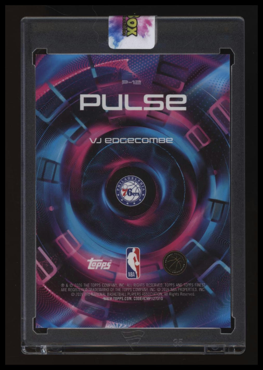 2025-26 Finest VJ Edgecombe Pulse