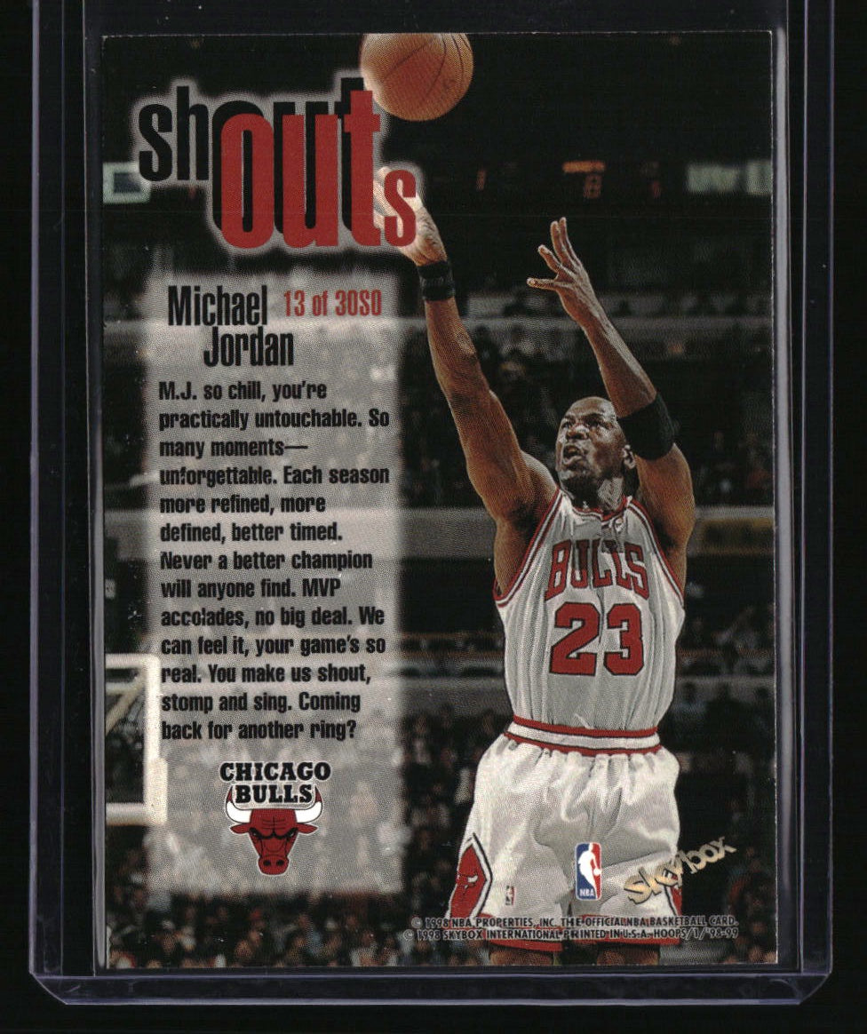 1998-99 Hoops Michael Jordan Shout Outs