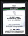 2025 Topps Pro Debut Noah Schultz Pro Debut Jumbo Relic Autographs Green #/99