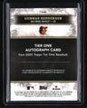2025 Topps Tier One Gunnar Henderson Tier One Autographs #/75
