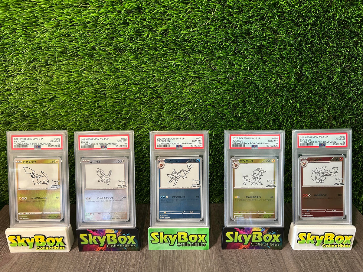 2023 Yu Nagaba Complete Sequential Set PSA 10 Including Pikachu