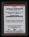 2026 Topps Jordan Westburg Rounding the Bases Relic Autographs Orange #/25