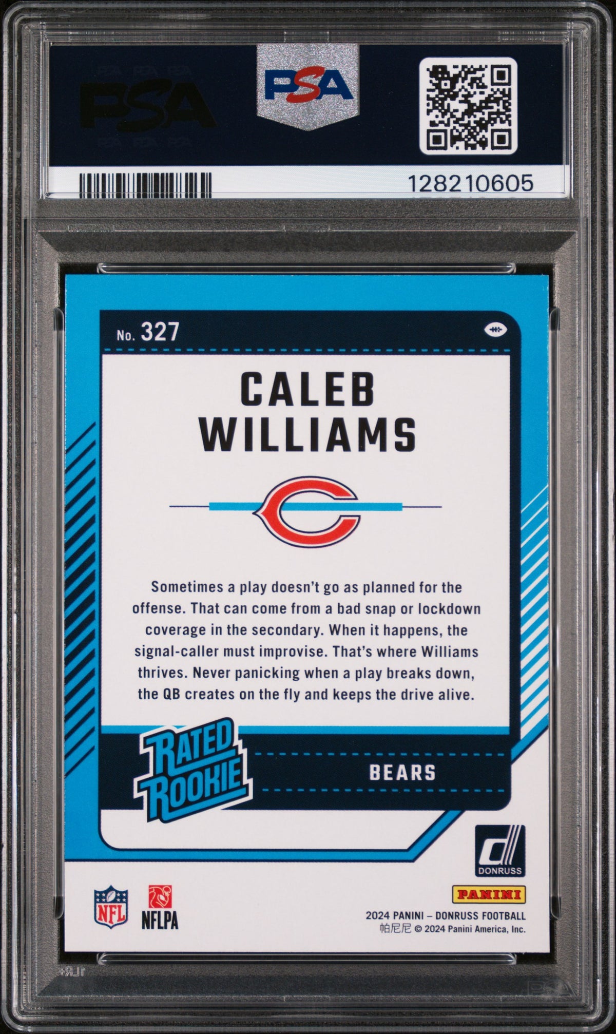 2024 Panini Donruss Caleb Williams PSA 9