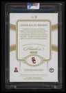2021 Panini Flawless Collegiate Amon-Ra St. Brown Patch Auto Ruby #/20