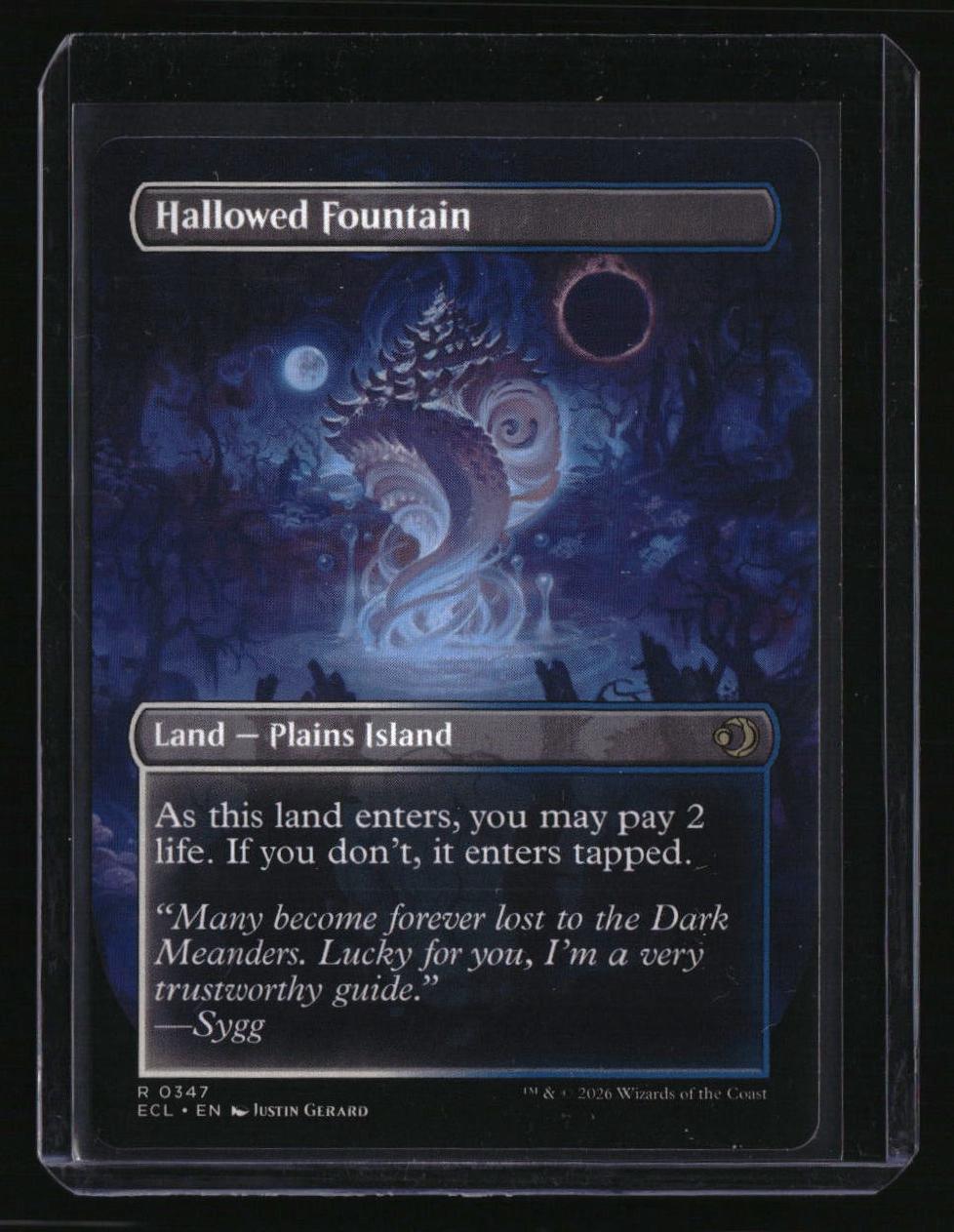 Lorwyn Eclipsed Hallowed Fountain (Borderless)