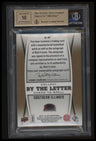2012-13 SP Authentic By The Letter Signatures Walt Frazier/Serial 25 BGS 9.5