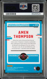 2023 Panini Donruss Optic Amen Thompson Purple Shock PSA 9