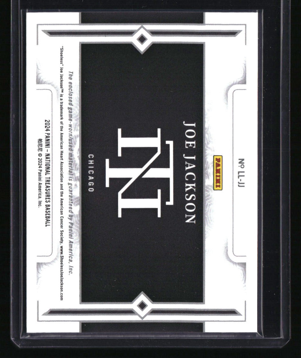 2024 Panini National Treasures Joe Jackson Game Used Patch Emerald #/5