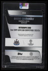 2025-26 Topps UEFA Club Competitions Bruno Guimarães Auto Black Foil #/10
