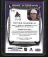 2022-23 O-Pee-Chee Platinum #R-MA Matias Maccelli Rookie-Auto-Violet-Pixels #/99