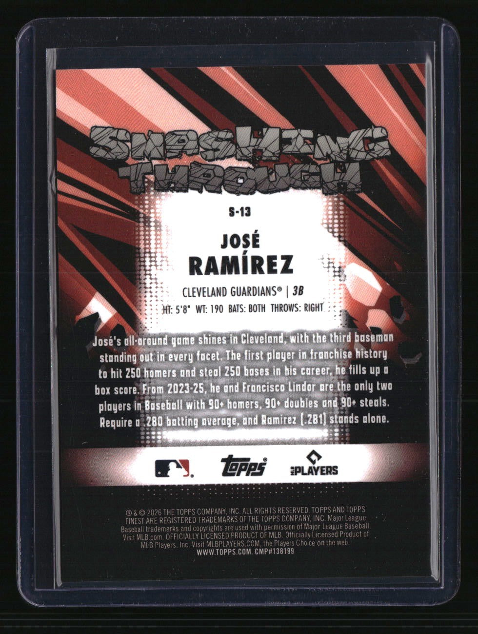 2026 Finest José Ramírez Smashing Through