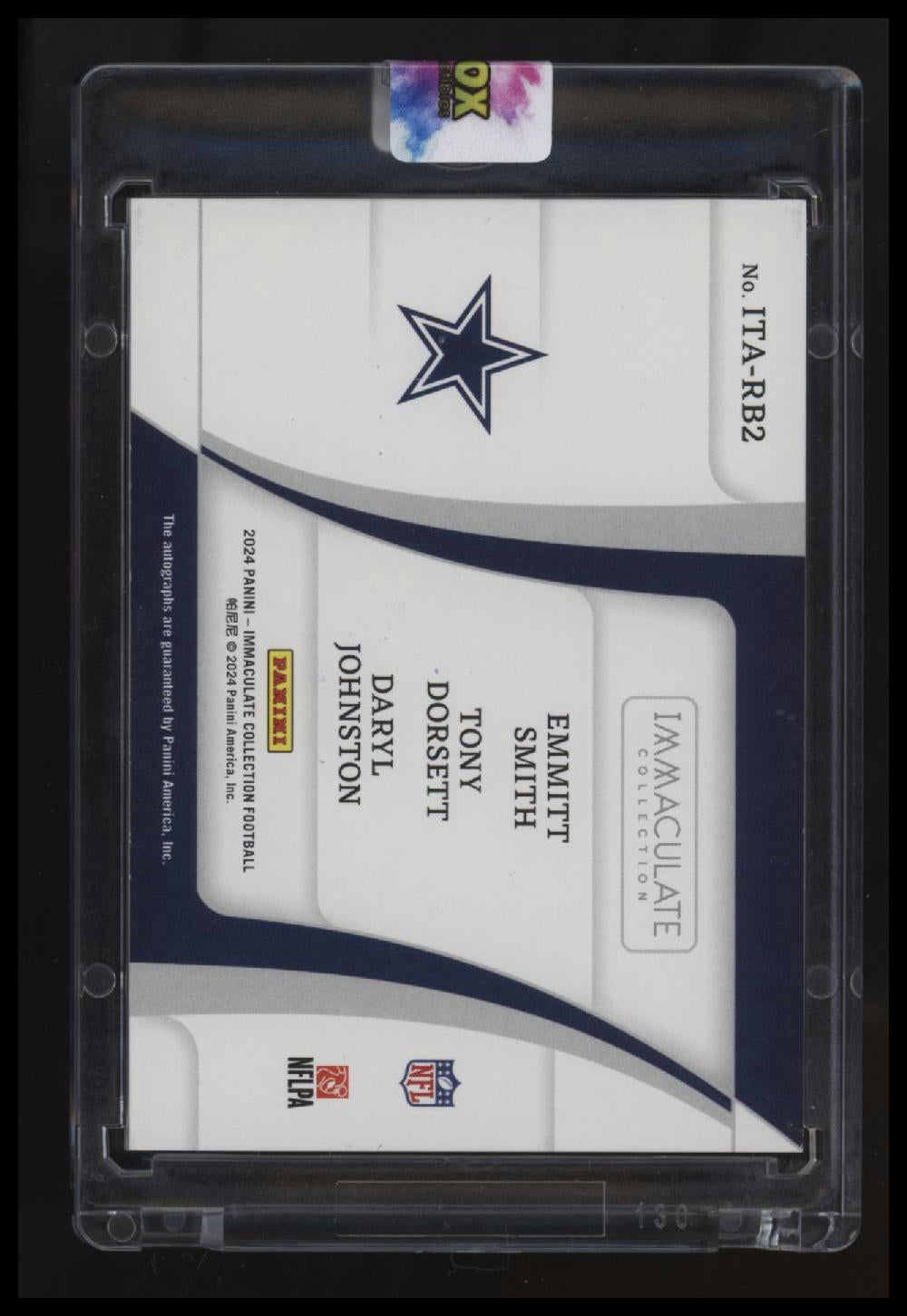 2024 Immaculate Collection Johnston / Dorsett / Smith Triple Auto #/25