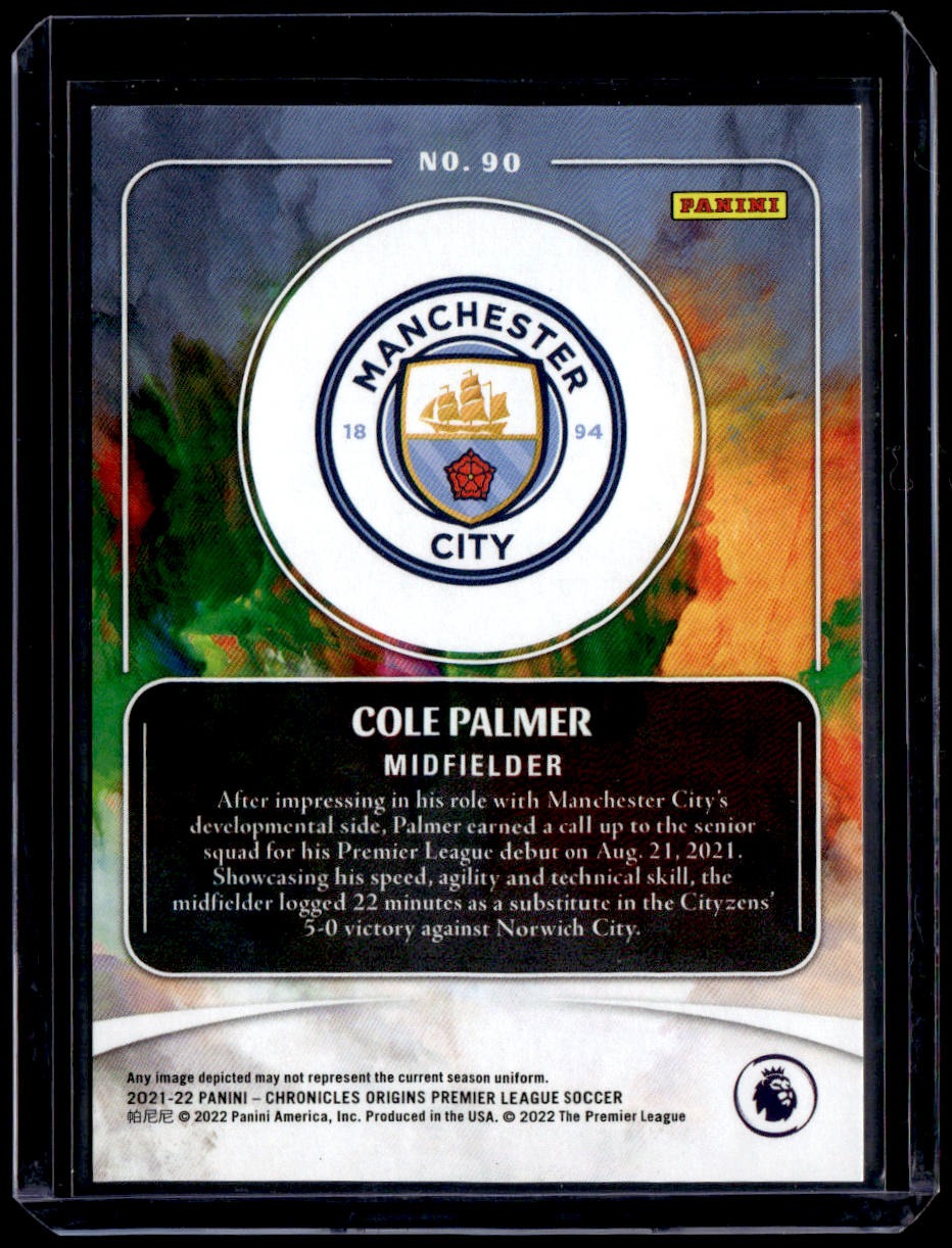 2021-22 Panini Chronicles Cole Palmer Origins Premier League Gold #/10