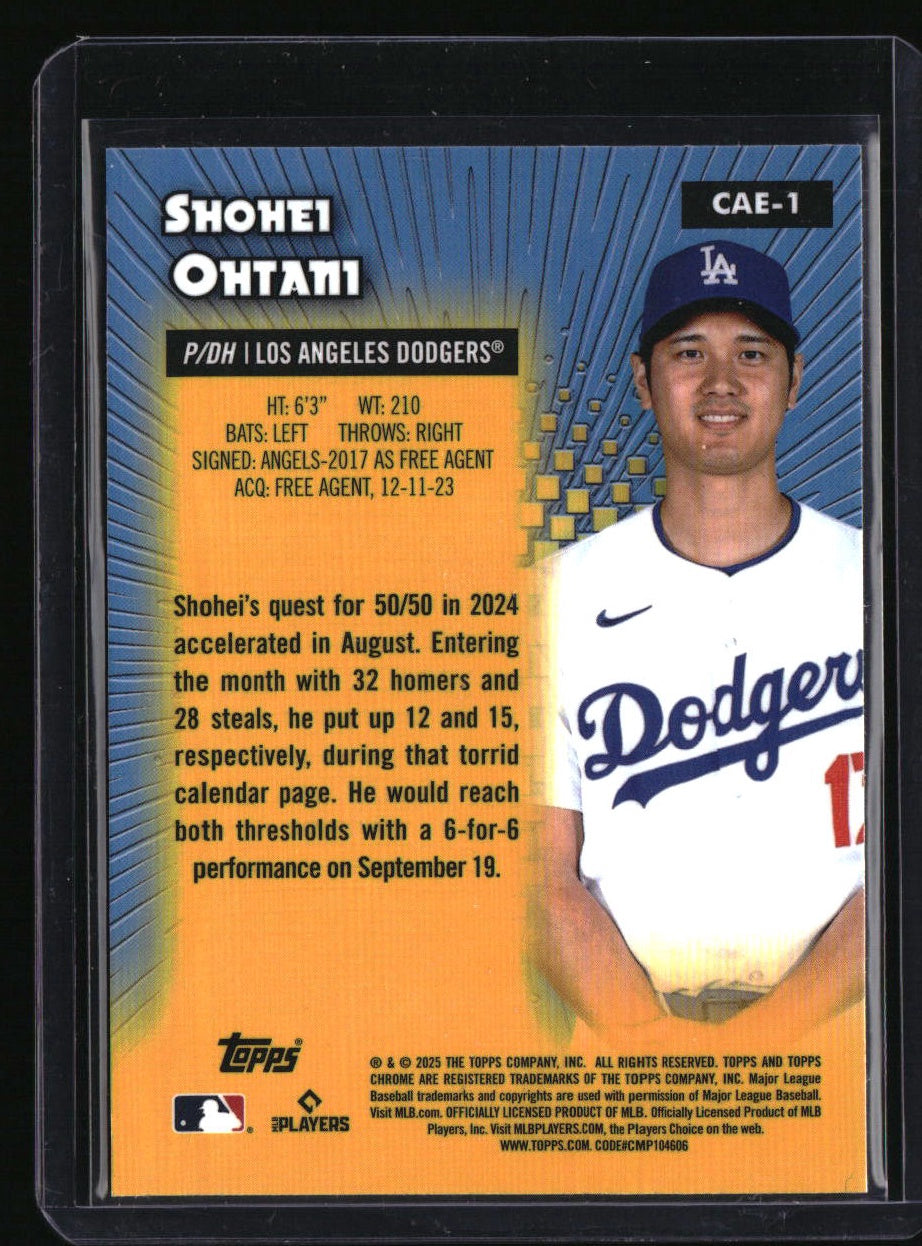 2025 Topps Chrome Shohei Ohtani Chrome All-Etch
