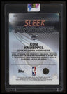 2025-26 Topps Chrome Kon Knueppel Sleek Finishers Gold Geometric Refractor #/50