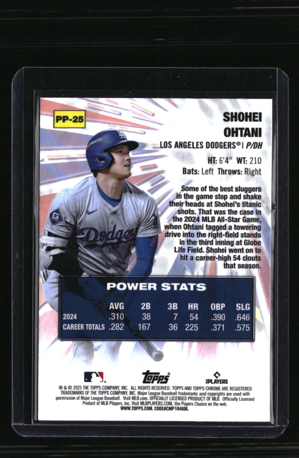2025 Topps Chrome Shohei Ohtani Power Players