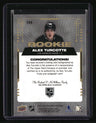 2021-22 Upper Deck Stature Alex Turcotte Autographs Photo Variant Green #/10
