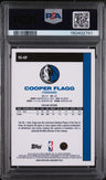 2025 Topps Silver Pack 1980-81 Topps Chrome Basketball Cooper Flagg PSA 10