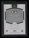 2021 Panini National Treasures Aaron Rodgers Framed Fabric #/99