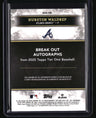 2025 Topps Tier One Hurston Waldrep Break Out Autographs #/299