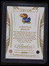 2022 Panini Flawless Collegiate Basketball Christian Braun Rookie Auto #/25