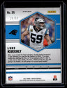 2021 Panini Mosaic Luke Kuechly No Huddle Prizm Purple #/50